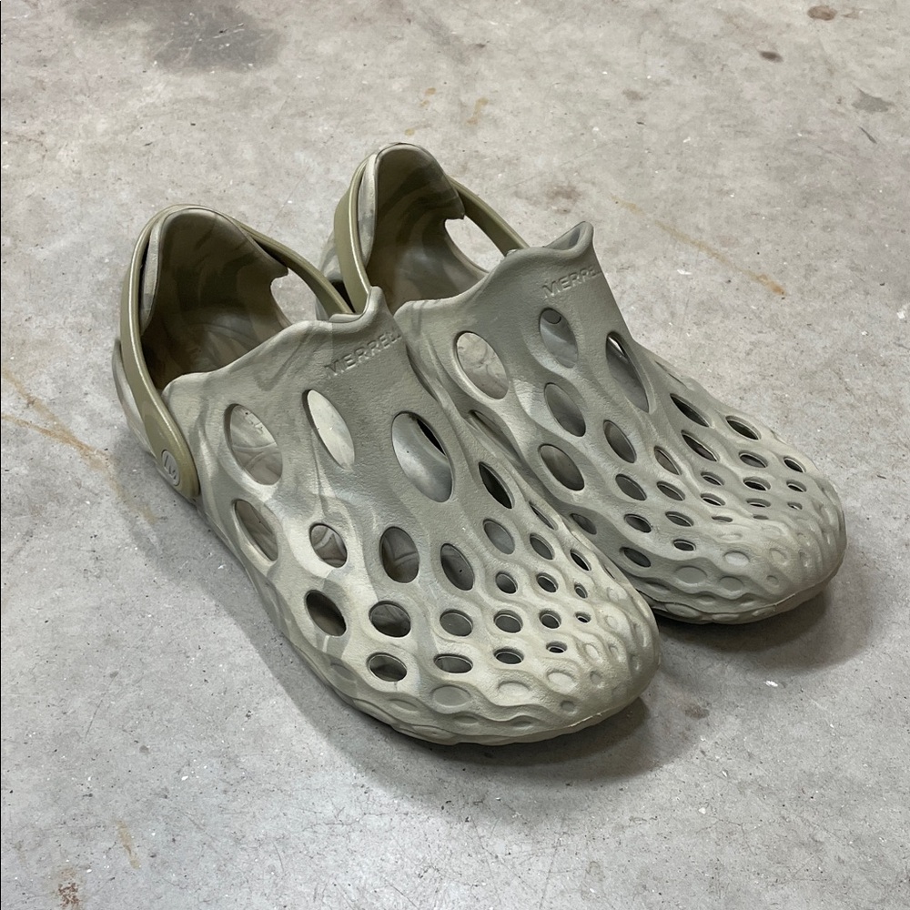 Merrell Sage Green Perforated Slip-Ons